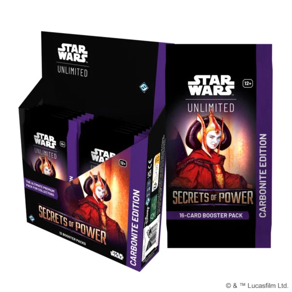 Star Wars Unlimited: Secrets of Power Carbonite Booster Box