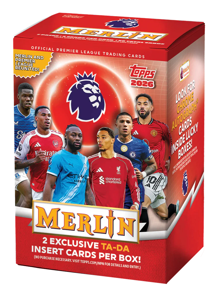 2026 Topps Merlin Premier League Blaster Box