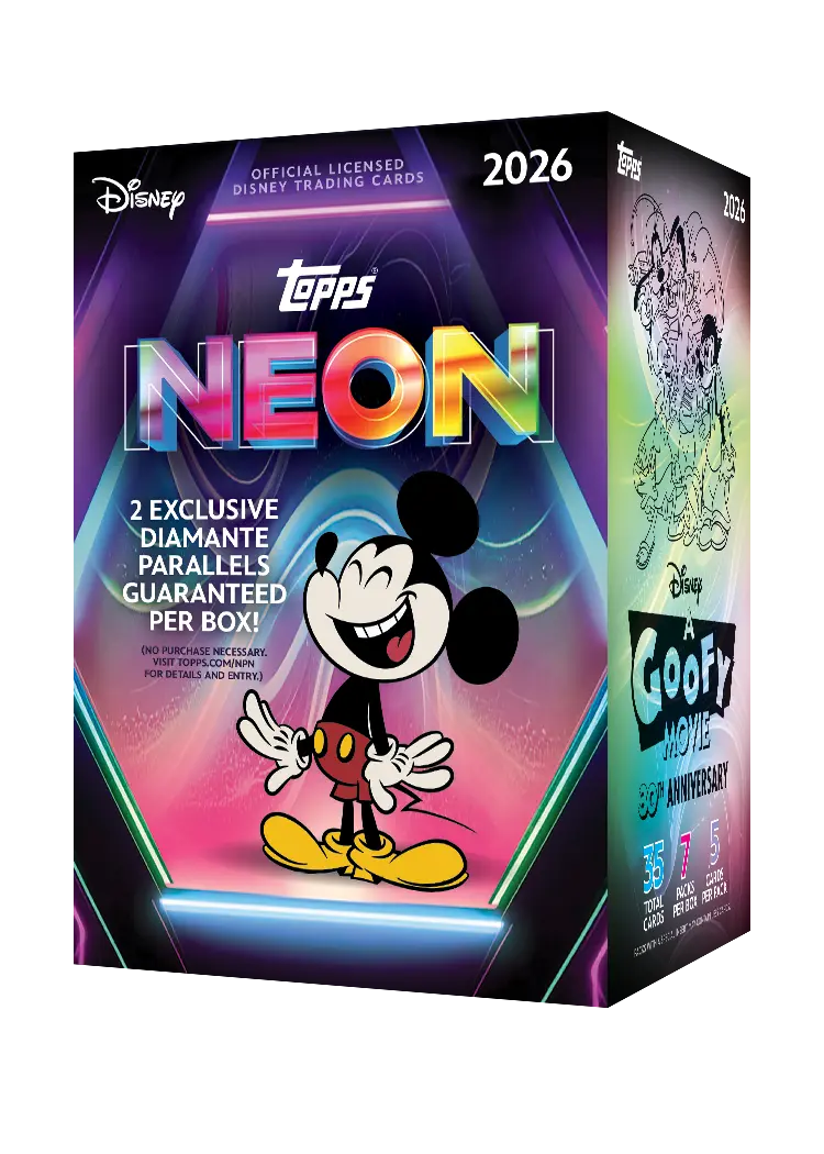 Disney NEON Blaster Box (2026 Topps)