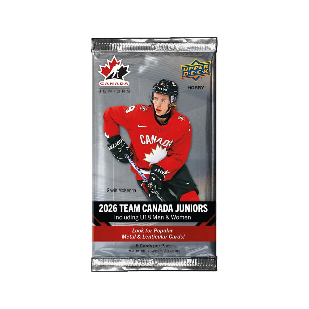 2026 Upper Deck Team Canada Juniors Hobby Pack