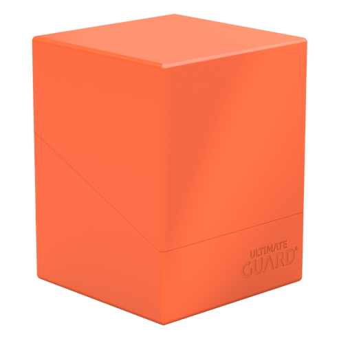 Ultimate Guard Deck Case Boulder 100+ Solid Neon Orange | Eastridge Sports Cards
