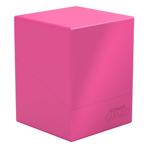 Ultimate Guard Deck Case Boulder 100+ Solid Neon Pink | Eastridge Sports Cards