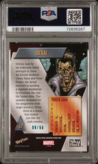 2022 SkyBox Marvel Metal Universe Spider-Man Light FX Turquoise #67 Jackal #08/50 PSA 6 | Eastridge Sports Cards