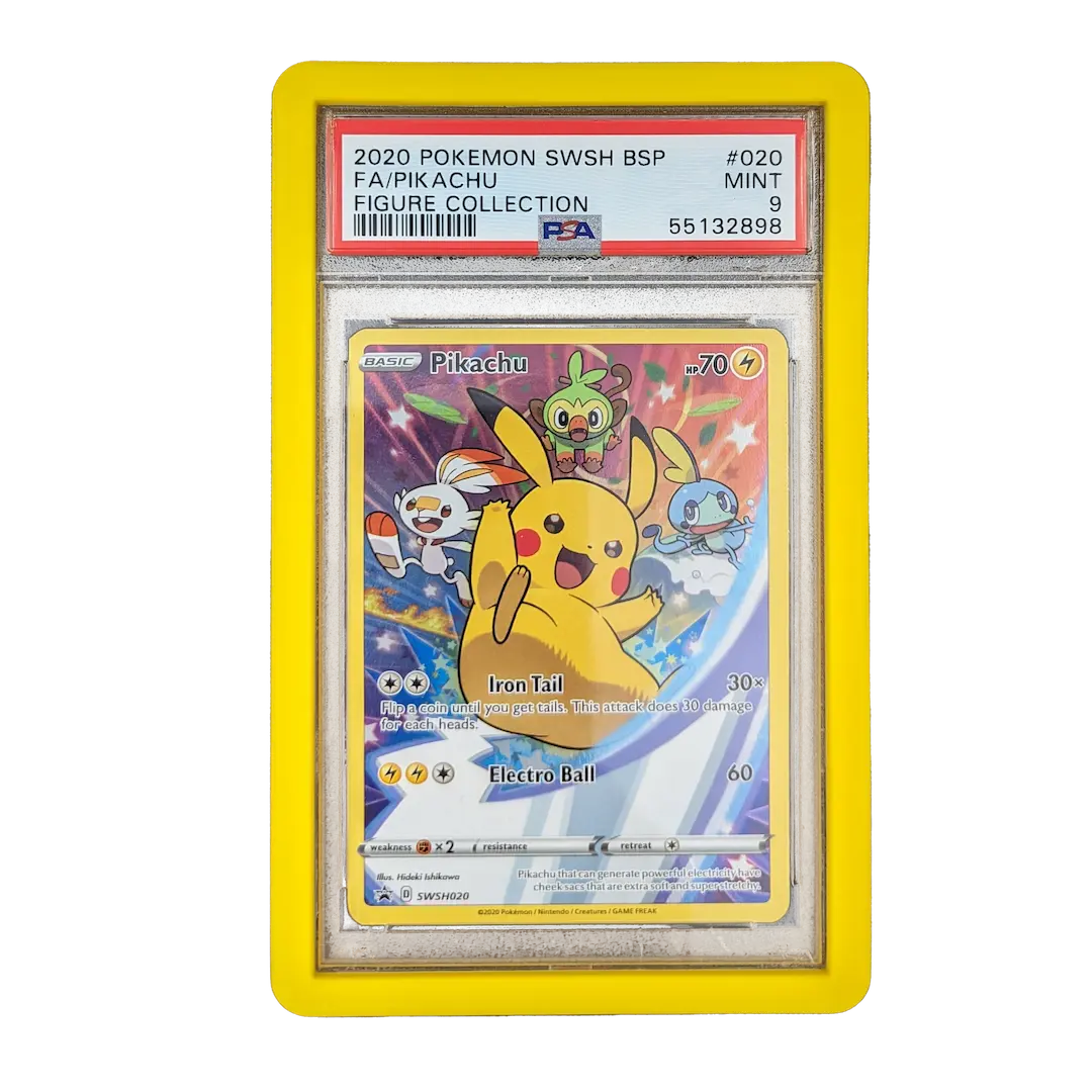 EVORETRO Bumper Graded Slab Protector - PSA Yellow