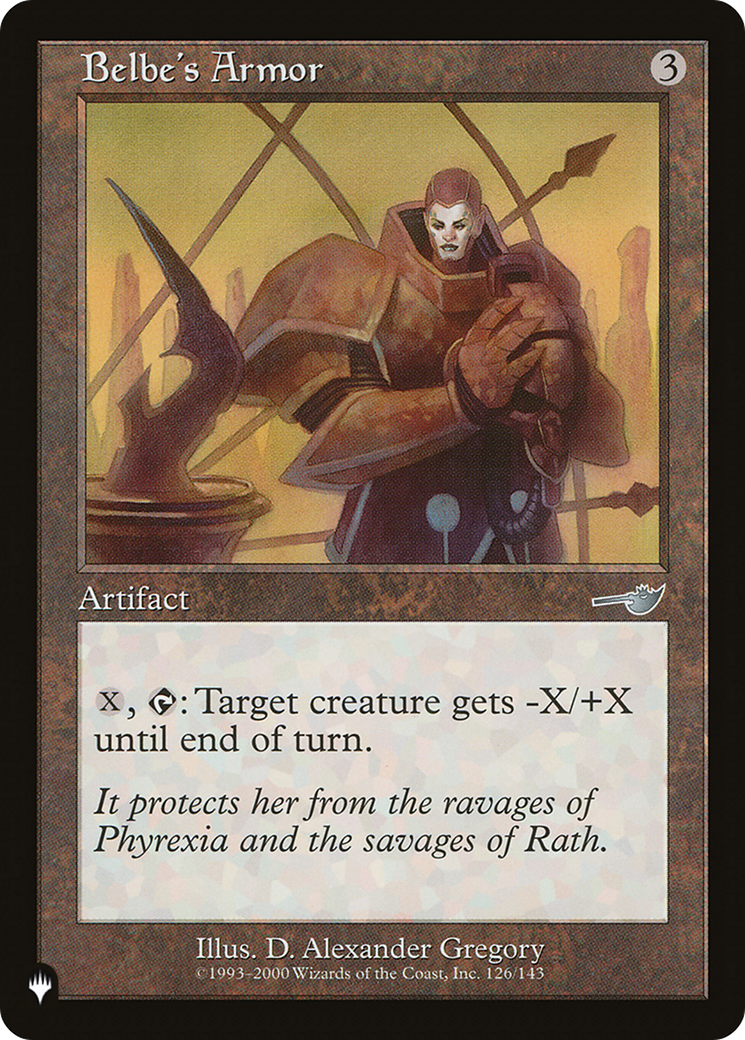 Belbe's Armor (LIST-126/143) - The List