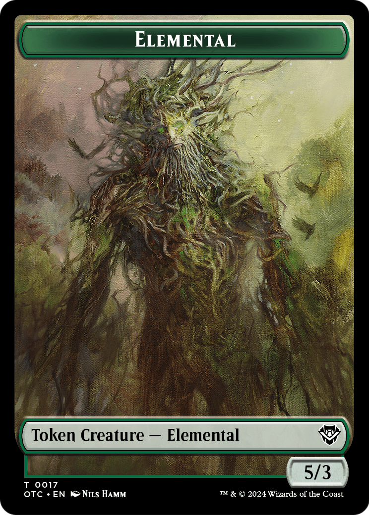 Elemental (TOTC-017) - Outlaws of Thunder Junction Commander Tokens Foil