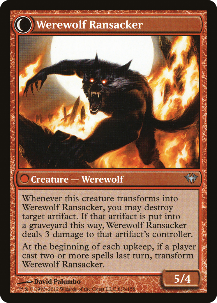 Afflicted Deserter (DKA-081) - Dark Ascension: (Double Faced Transform) Foil