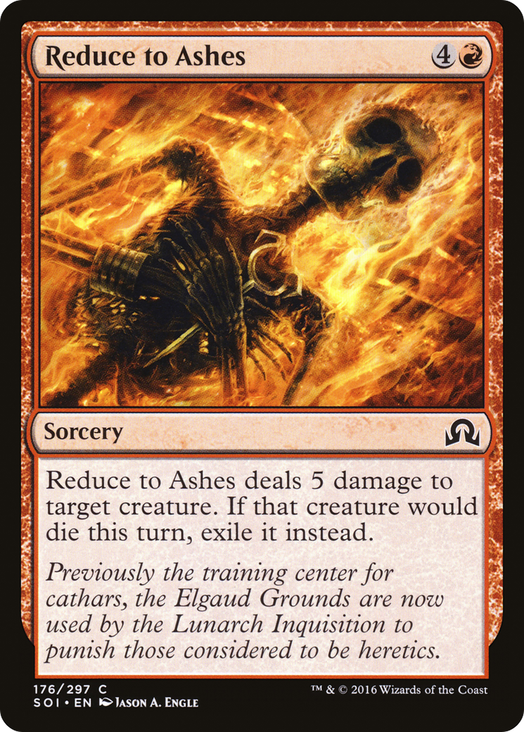 Reduce to Ashes (SOI-176) - Shadows over Innistrad Foil