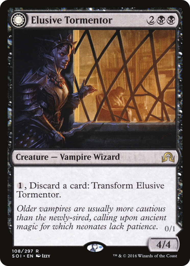 Elusive Tormentor (SOI-108) - Shadows over Innistrad: (Double Faced Transform) Foil