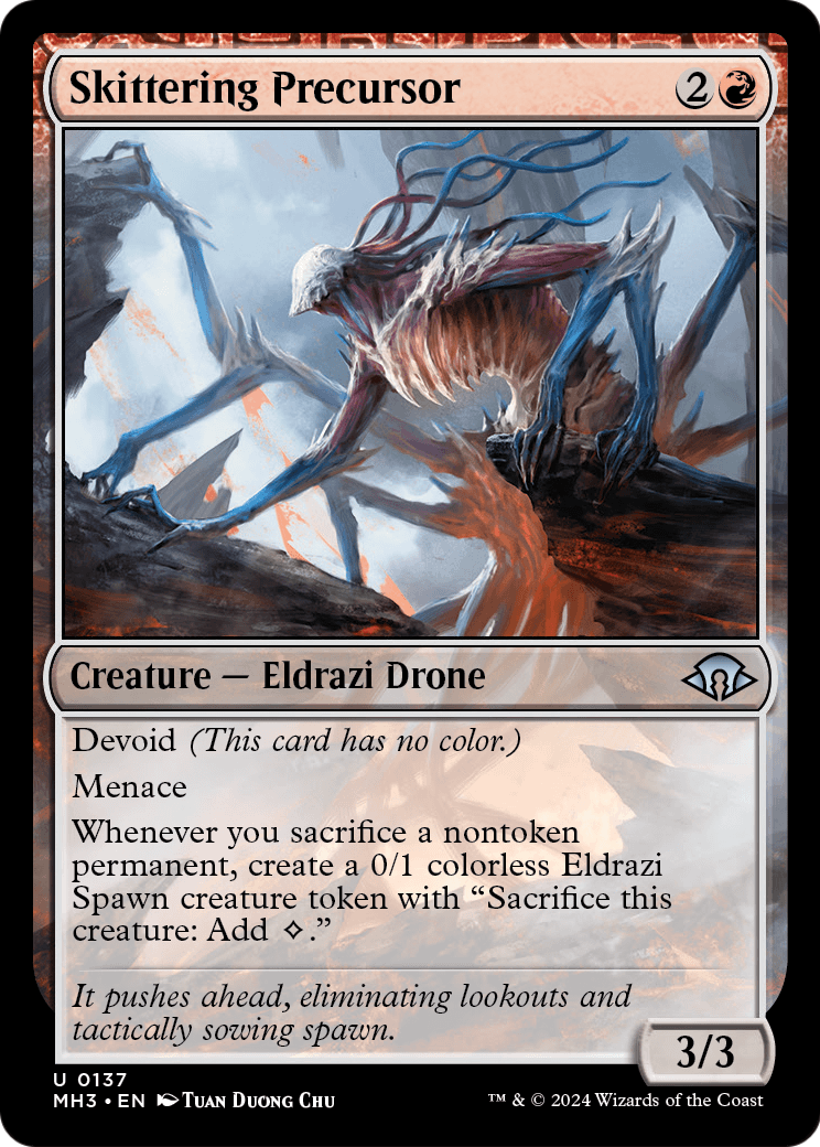 Skittering Precursor (MH3-137) - Modern Horizons 3: (devoid)