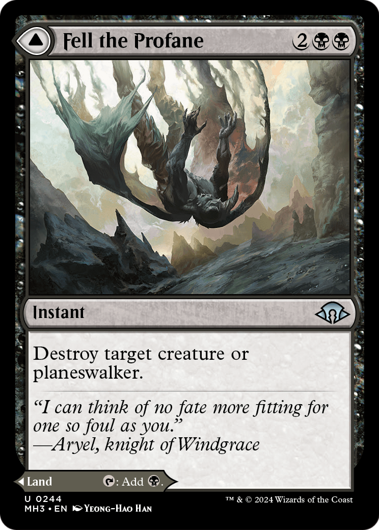 Fell the Profane (MH3-244) - Modern Horizons 3