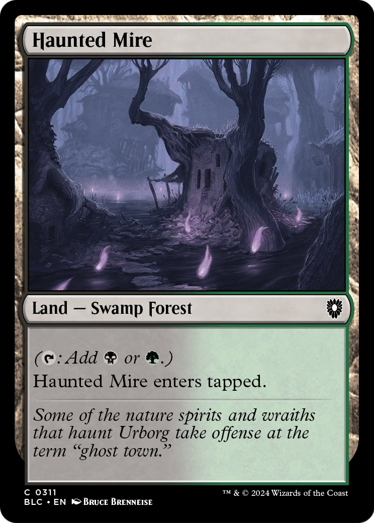 Haunted Mire (BLC-311) - Bloomburrow Commander