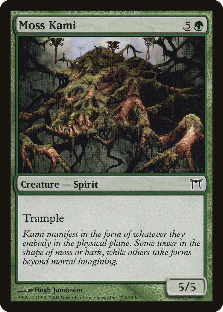 Moss Kami (CHK-228) - Champions of Kamigawa