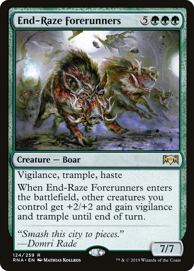 End-Raze Forerunners (RNA-124) - Ravnica Allegiance Foil