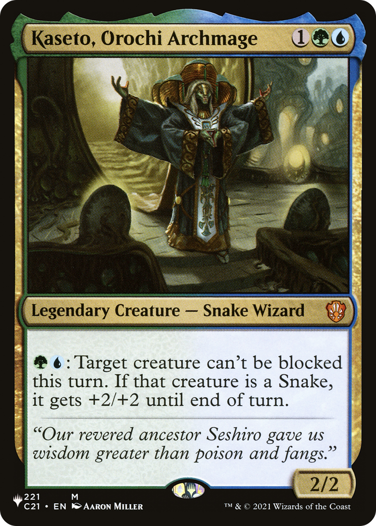Kaseto, Orochi Archmage (LIST-221/081) - The List