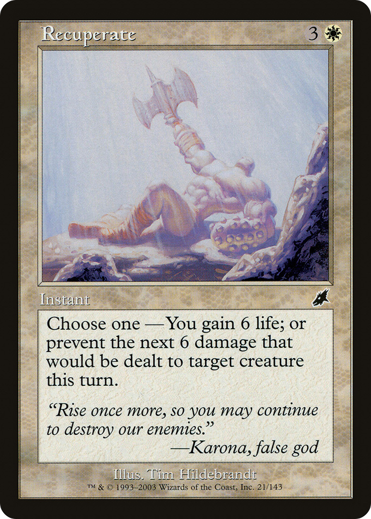 Recuperate (SCG-021) - Scourge