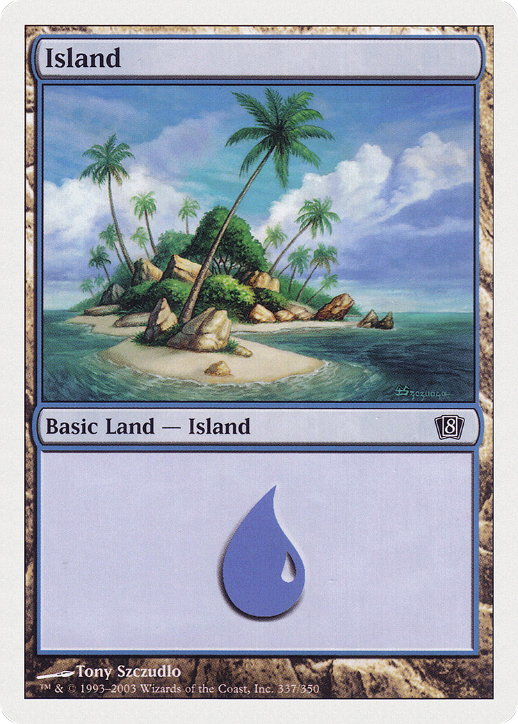 Island (337) (8ED-337) - 8th Edition
