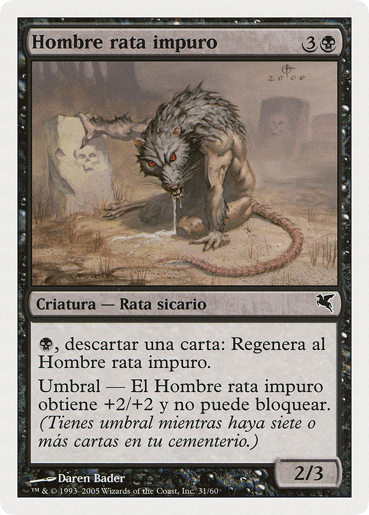 Dirty Wererat (Spanish) - 