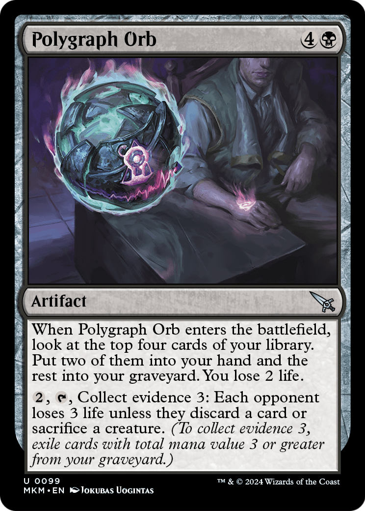 Polygraph Orb (MKM-099) - Murders at Karlov Manor Foil