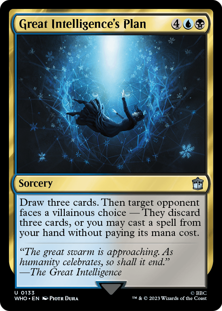 Great Intelligence's Plan (WHO-133) - Doctor Who Foil
