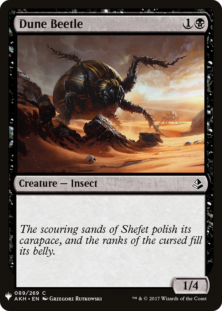 Dune Beetle (LIST-089) - The List