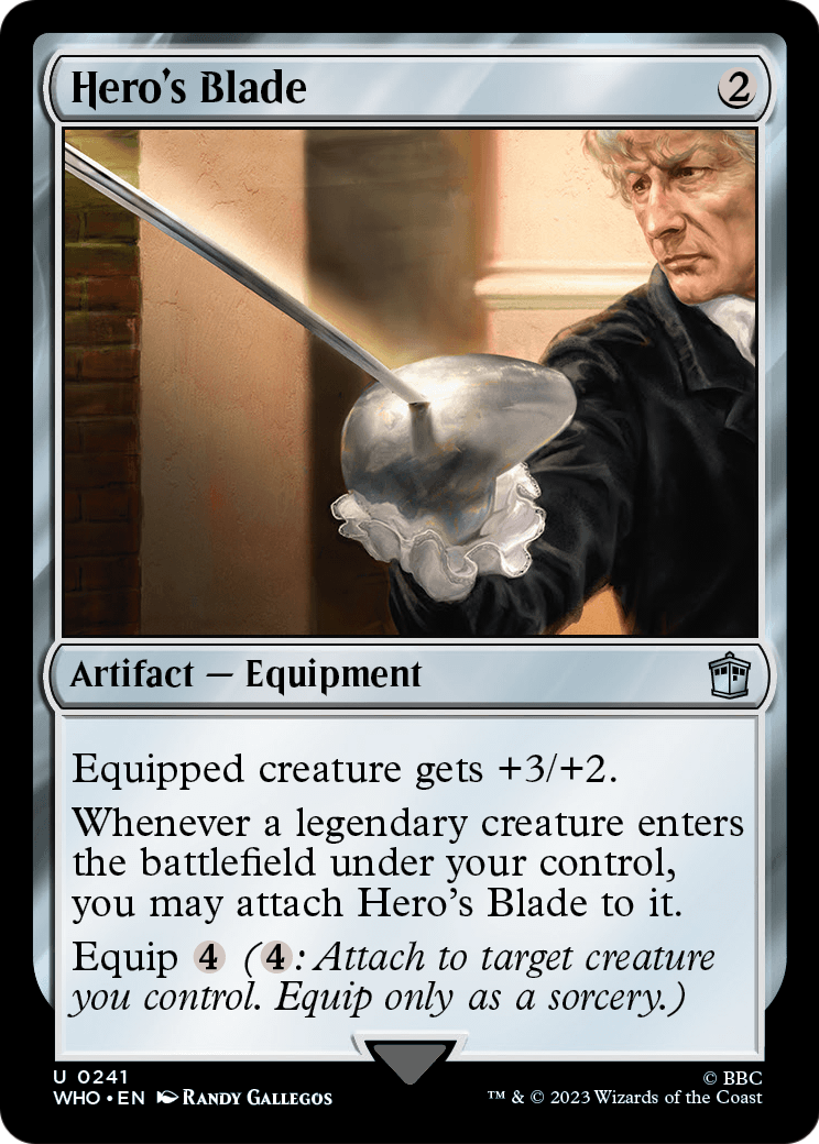Hero's Blade (WHO-241) - Doctor Who Foil