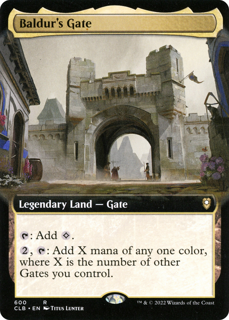 Baldur's Gate (Extended Art) (CLB-600) - Commander Legends: Battle for Baldur's Gate: (Extended Art)