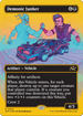 Demonic Junker (Borderless) (First-Place Foil) (DFT-524) - Aetherdrift Foil