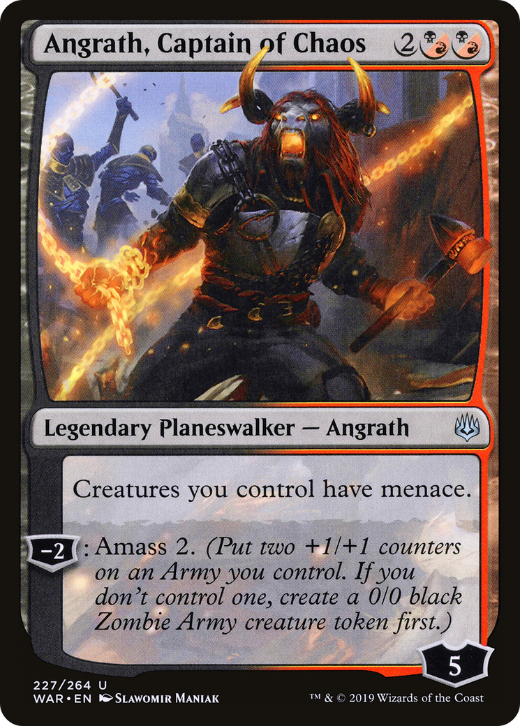 Angrath, Captain of Chaos (WAR-227) - War of the Spark