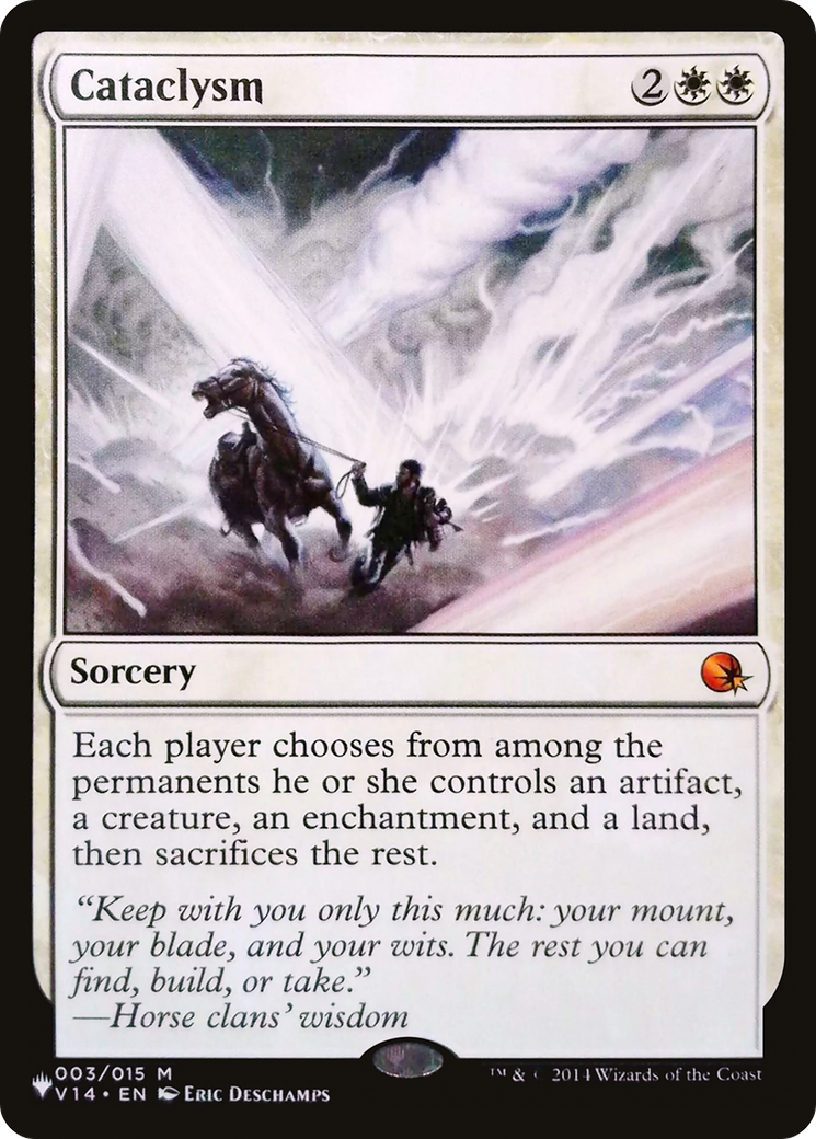 Cataclysm (LIST-003/015) - The List