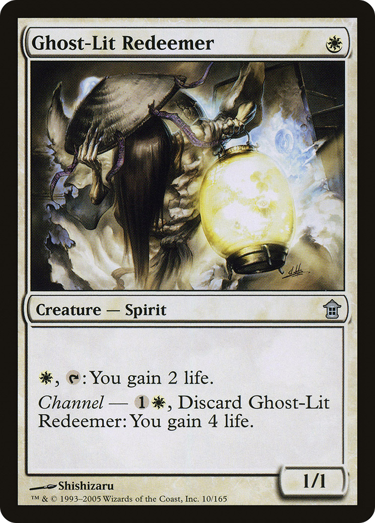 Ghost-Lit Redeemer (SOK-010) - Saviors of Kamigawa Foil