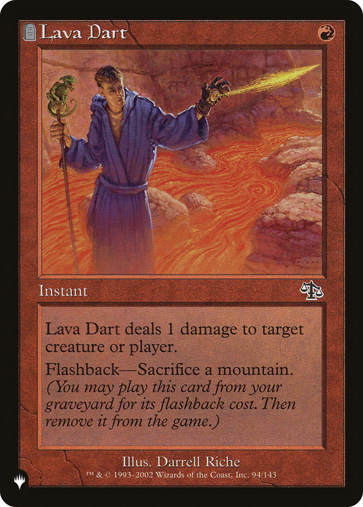 Lava Dart (LIST-94/143) - The List: (tombstone)