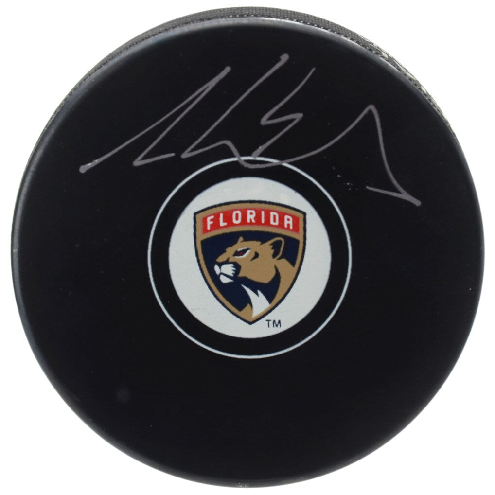 Aaron Ekblad Autographed Florida Panthers Hockey Puck (Fanatics Authentic)