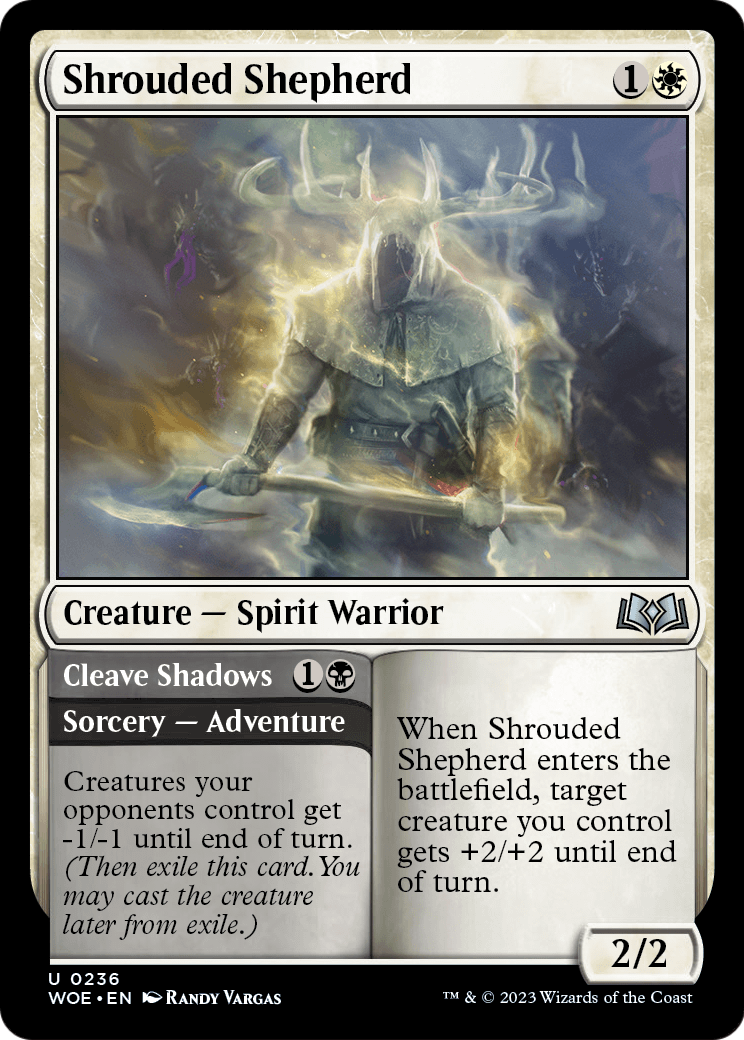 Shrouded Shepherd (WOE-236) - Wilds of Eldraine Foil