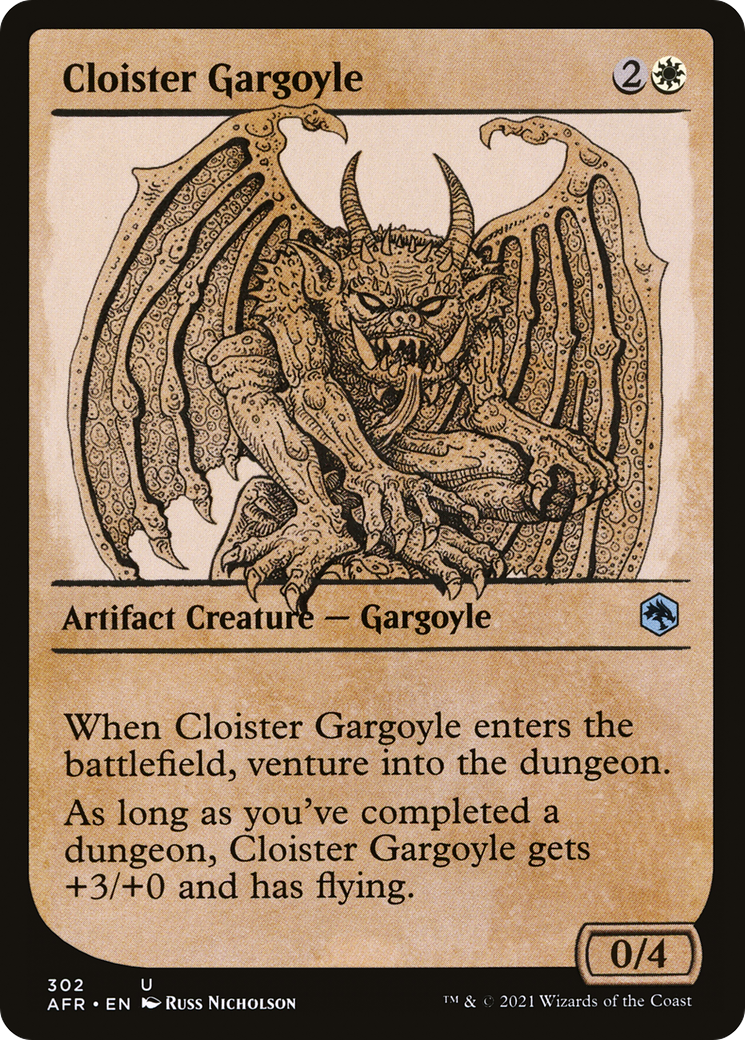 Cloister Gargoyle (Showcase) (AFR-302) - Adventures in the Forgotten Realms: (Showcase)