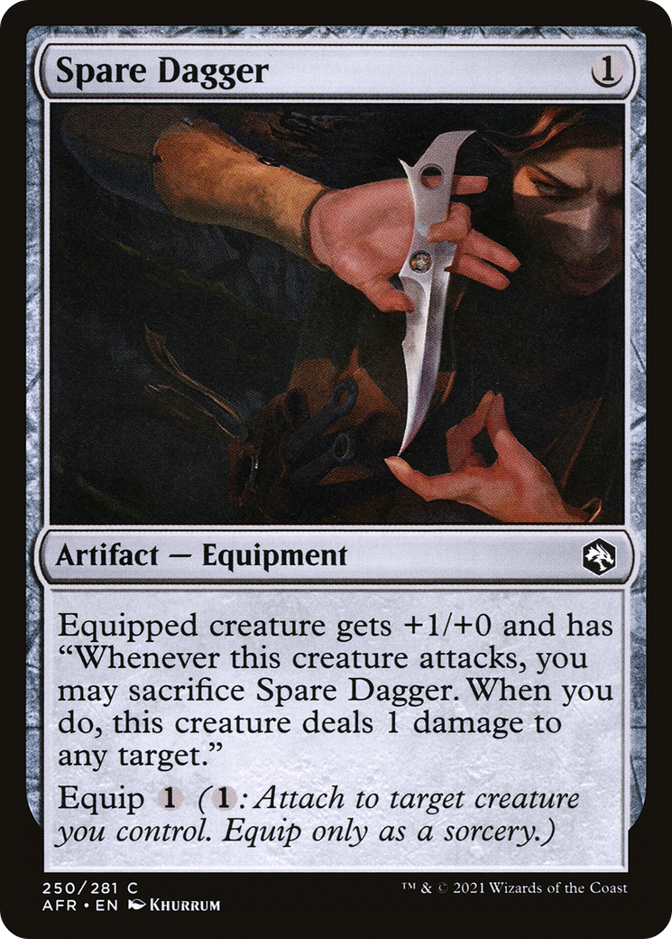 Spare Dagger (AFR-250) - Adventures in the Forgotten Realms