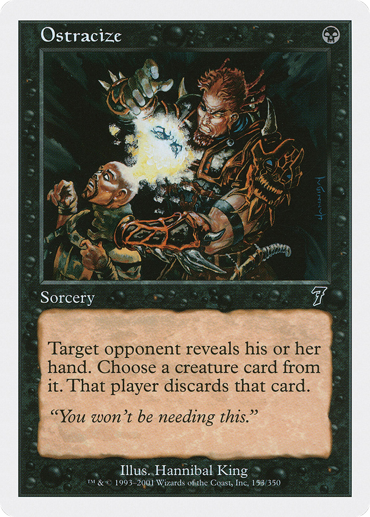 Ostracize (7ED-153) - 7th Edition Foil