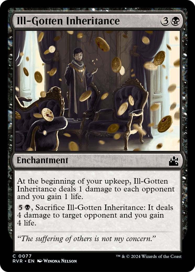 Ill-Gotten Inheritance (RVR-077) - Ravnica Remastered Foil