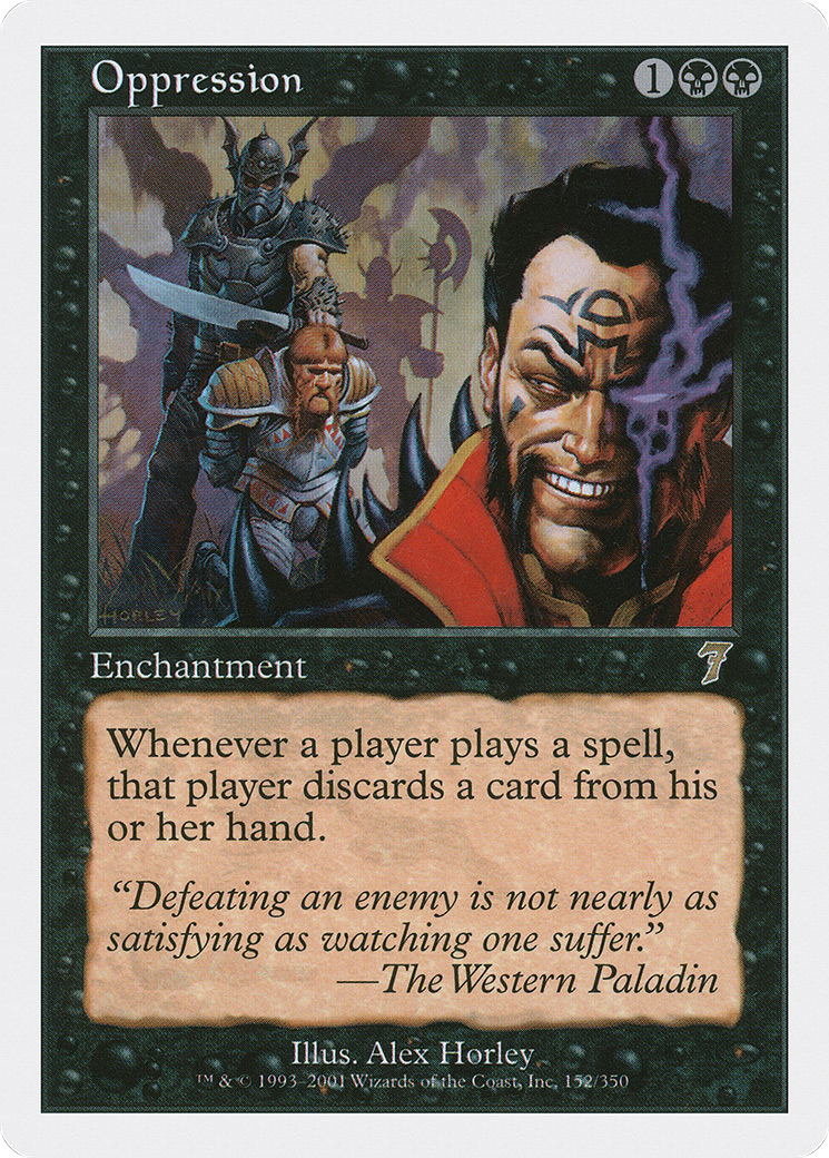 Oppression (7ED-152) - 7th Edition Foil