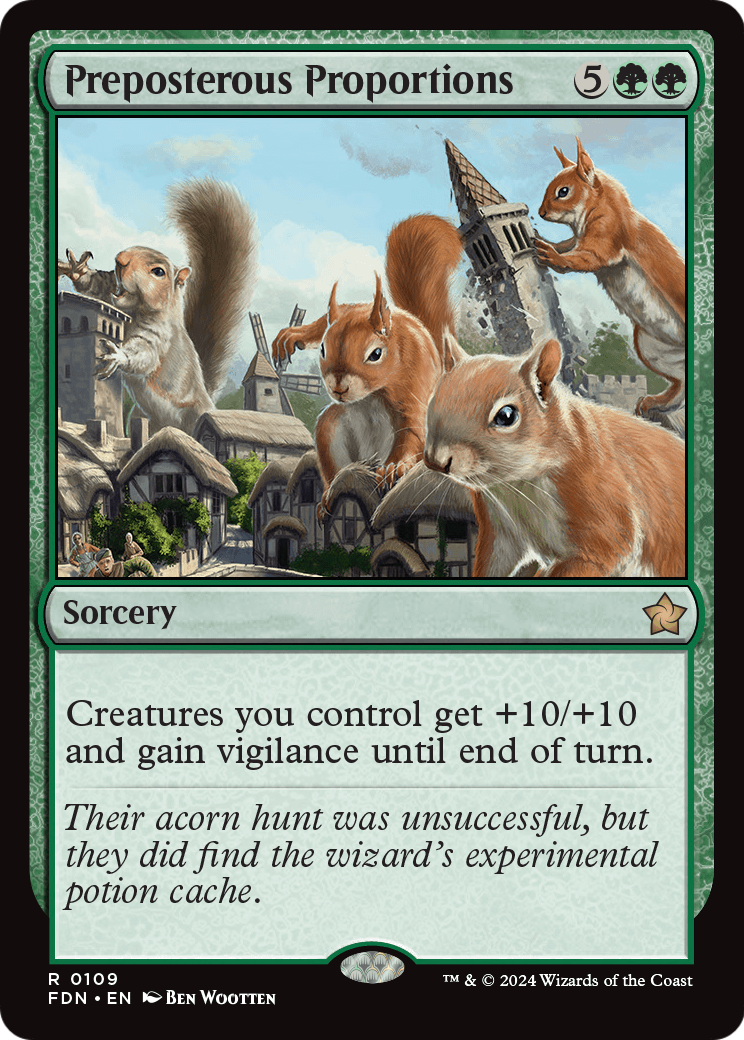 Preposterous Proportions (FDN-109) - Foundations Foil