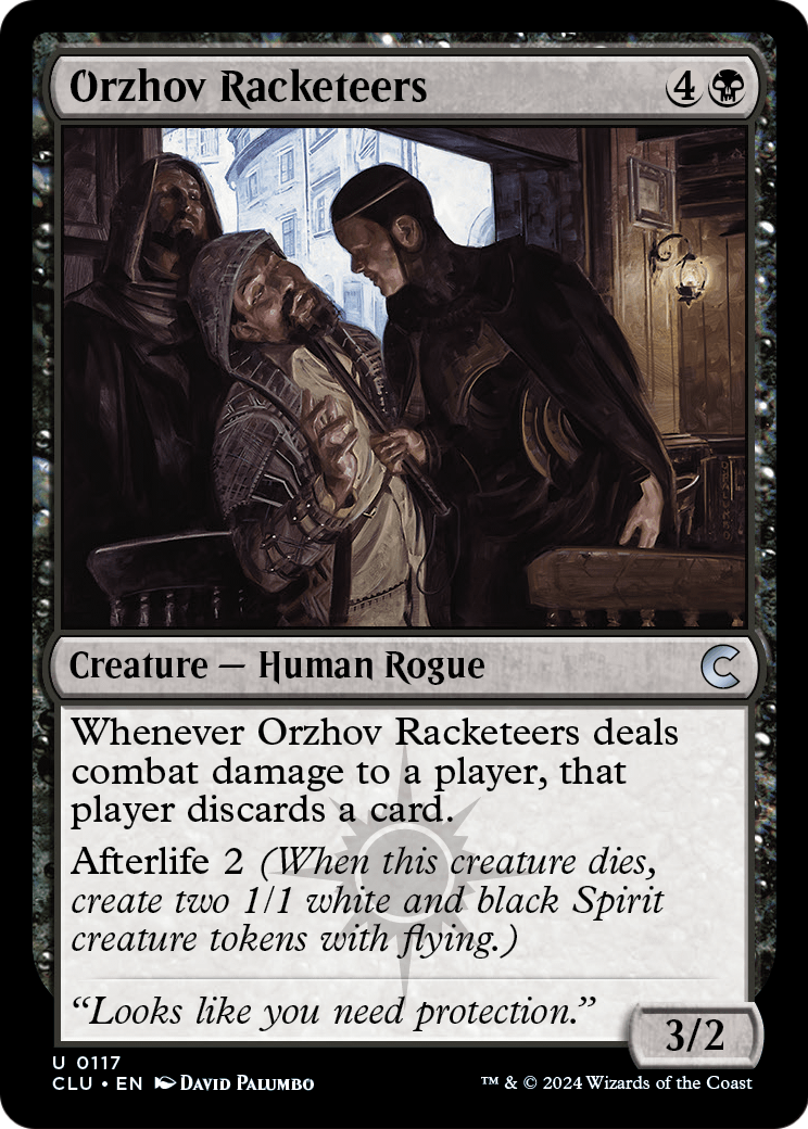 Orzhov Racketeers (CLU-117) - Ravnica: Clue Edition