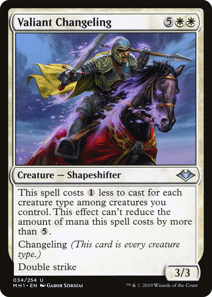 Valiant Changeling (MH1-034) - Modern Horizons