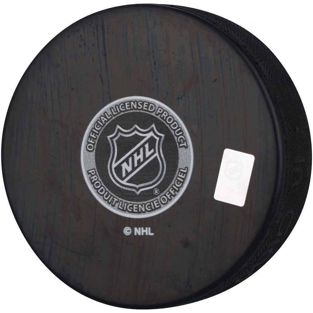 Adam Fantilli Autographed Columbus Blue Jackets Hockey Puck (Fanatics Authentic)