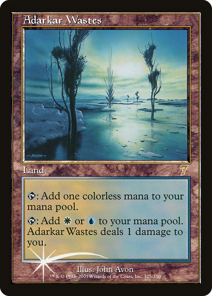Adarkar Wastes (7ED-325) - 7th Edition