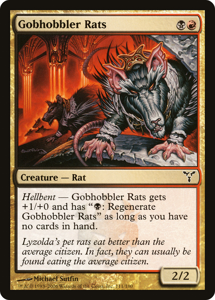 Gobhobbler Rats (DIS-111) - Dissension Foil