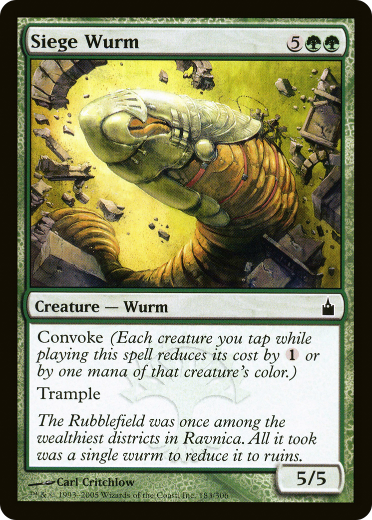 Siege Wurm (RAV-183) - Ravnica: City of Guilds