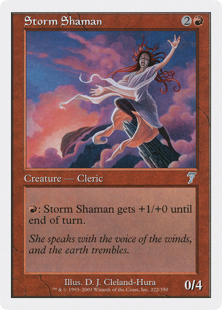 Storm Shaman (7ED-222) - 7th Edition