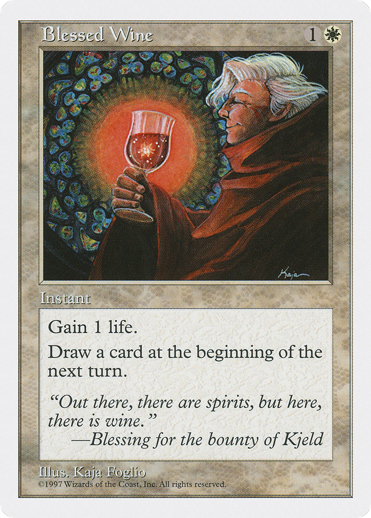 Blessed Wine (5ED-) - Fifth Edition
