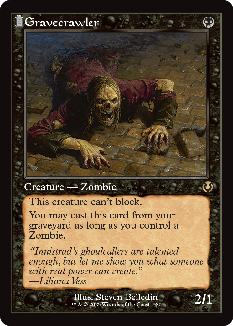 Gravecrawler (Retro Frame) (INR-380) - Innistrad Remastered