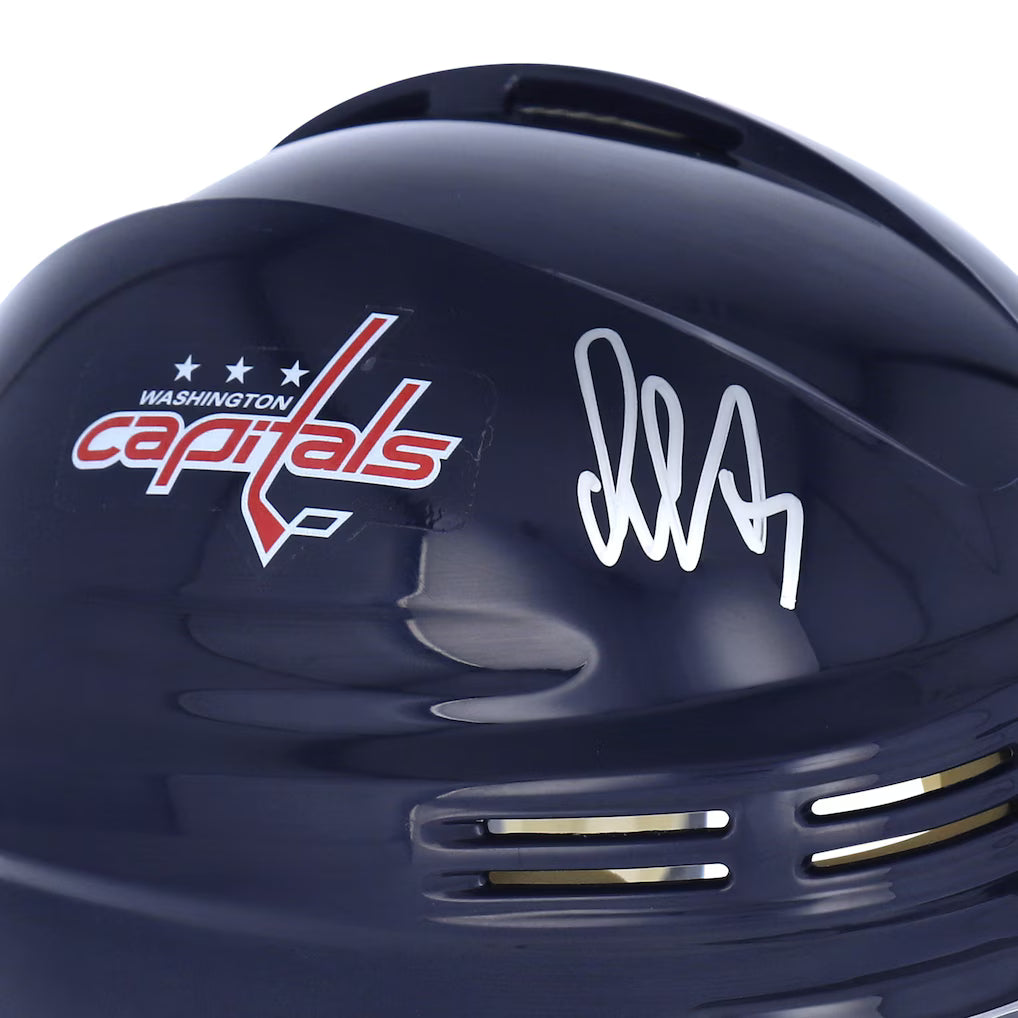 Alex Ovechkin Autographed Washington Capitals Navy Mini Helmet (Fanatics Authentic)